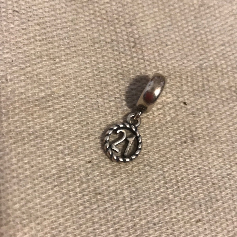 Pandora 21 birthday charm